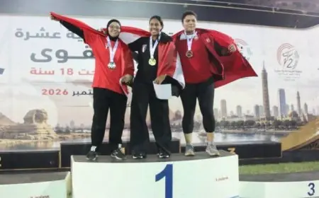جنة صليح، لاعبة المشروع القومي للموهبة بالقليوبية، تحصد الميدالية الفضية في رمي القرص ببطولة عربية بالمعادي