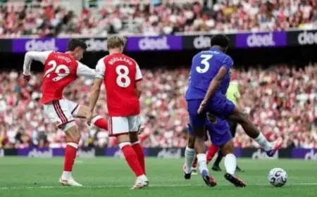 أرسنال يُخفق تشيلسي ويُشعل الصراع على قمة الدوري الإنجليزي «فيديو»