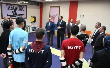 وزير الرياضة يزور المركز الأولمبي لمتابعة الاستعدادات وتجهيزات الفرق والمنتخبات