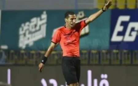 محمود ناجي يدير مباراة الزمالك وأبو قير للأسمدة في الجولة الرابعة من الدوري