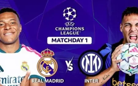 موعد مباراة ريال مدريد وإنتر ميلان والقنوات الناقلة في دوري أبطال أوروبا