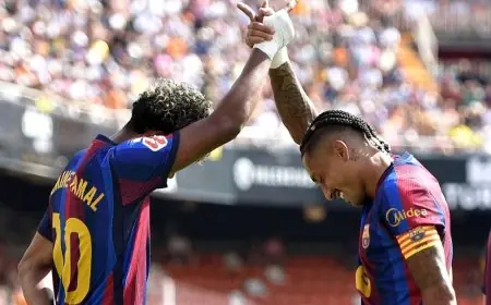 هجوم برشلونة يتصدر أوروبا بلا منازع