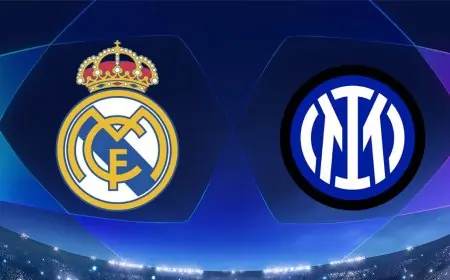 قمة نارية في دوري الأبطال تجمع ريال مدريد وإنتر ميلان التفاصيل وموعد المباراة والقناة الناقلة