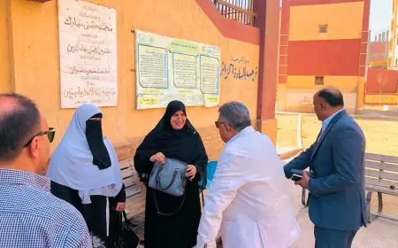 محافظ الدقهلية يزور مدرسة أجا الإعدادية بنين ويشيد بالتحضيرات المبكرة للعام الدراسي الجديد