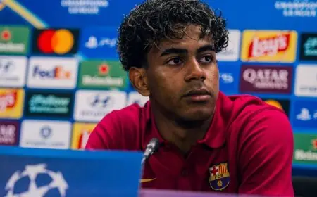 لامين يامال: طموح برشلونة يتجسد في الفوز بدوري أبطال أوروبا