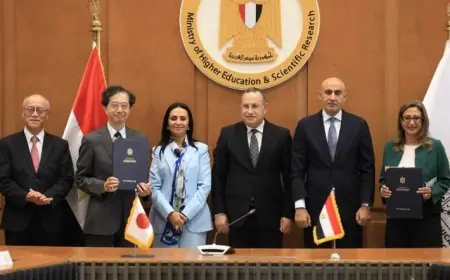 وزراء التعليم والسفير الياباني يشهدون توقيع اتفاقيات تعاون جديدة لتعزيز الجامعات المصرية