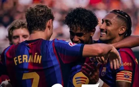 برشلونة يسجل الهدف الثاني أمام فينورد في دوري أبطال أوروبا «فيديو»