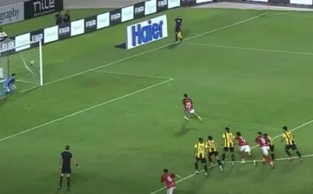 بهدف زيزو.. الأهلي يتعادل مع المقاولون العرب في الدوري المصري «فيديو»