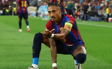 رافينيا يؤكد: هدفنا إسعاد جماهير برشلونة وتجنب الحديث عن الكرة الذهبية