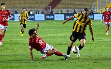 تعادل مثير بين الأهلي والمقاولون العرب بهدف في الدوري المصري الممتاز