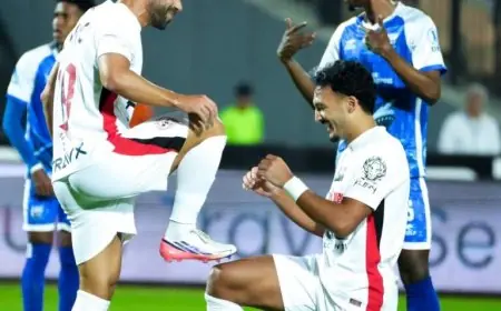 عبد الله السعيد يتألق بهاتريك ويقود الزمالك لتصدر بثلاثية مذهلة على إيه إس بورت في الشوط الأول