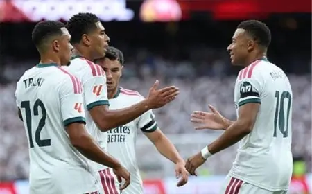 ريال مدريد يسحق رايو فاليكانو بثلاثية في الشوط الأول بالدوري الإسباني «فيديو»