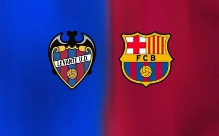 مشاهدة بث مباشر لمباراة برشلونة وليفانتي في الدوري الإسباني اليوم