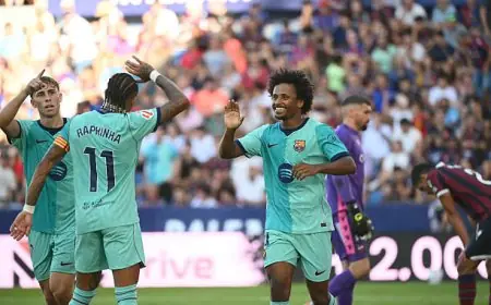 برشلونة يقسو على ليفانتي برباعية ويعزز صدارته في الليجا بحضور حمزة عبد الكريم