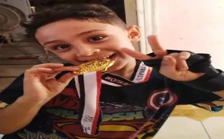 فراس الأسود يحقق ميدالية ذهبية في كأس مصر للجمباز الفني