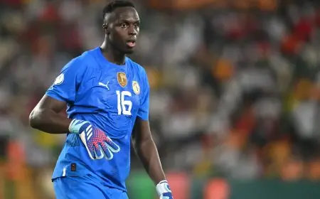 الكاف يتغاضى عن فوز السنغال بكأس أمم أفريقيا 2025 في تقرير اعتزال الحارس إدوارد ميندي