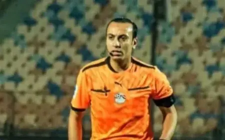 محمد الغازي يقود تحكيم مباراة مثيرة بين الأهلي وأبو قير للأسمدة في الدوري المصري
