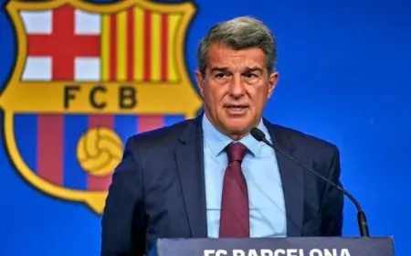 لابورتا يحتفل بقدرة كامب نو على استضافة نهائي دوري أبطال أوروبا 2029: تقدير عالمي لملعب برشلونة