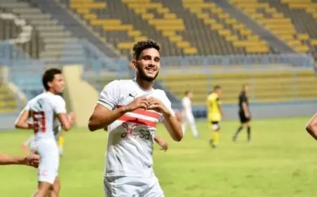 حسام أشرف يقود هجوم الزمالك أمام غزل المحلة في الدوري