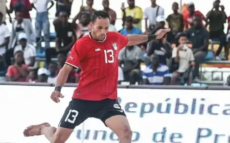 حسام باولو يقود منتخب مصر الشاطئي في تصفيات أمم أفريقيا بالسنغال