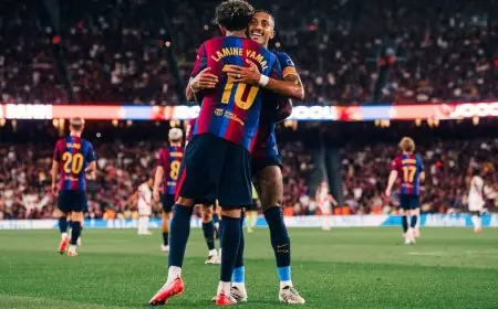 تشكيلة برشلونة ضد راسينغ في الدوري الإسباني لا راحة للنجوم