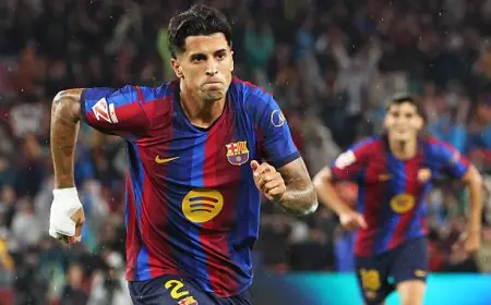 كانسيلو يحقق أفضل هدف في مسيرته مع برشلونة
