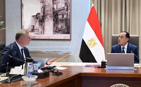 رئيس الوزراء يبحث أحدث مستجدات ملفات العمل مع وزير البترول