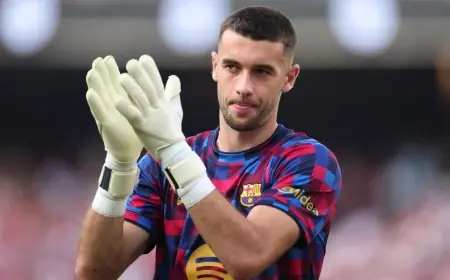 برشلونة يعلن عن إصابة خطيرة لحارس المرمى جوان غارسيا في الركبة