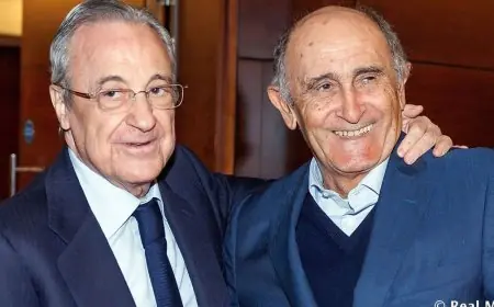 فلورنتينو بيريز رئيس ريال مدريد يقوم بزيارة تاريخية إلى سبتة بعد الجدل حول القمصان الداعمة للمدينة