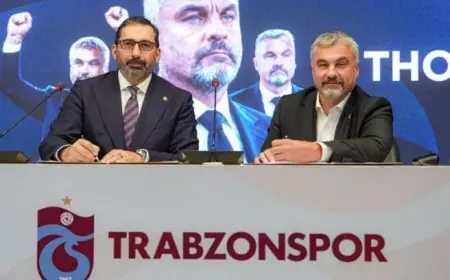 طرابزون سبور يعلن بشكل رسمي عن توقيع عقد تدريب مع توماس ريس