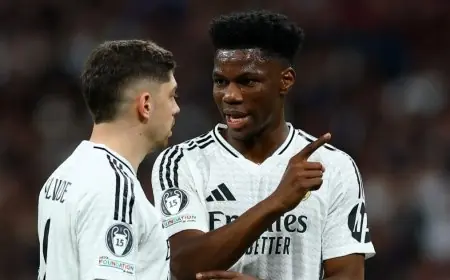 تشواميني وفالفيردي يعلنان اتفاق السلام في ريال مدريد