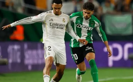 الزلزولي يسجل ويقود بيتيس للتعادل مع ريال مدريد في الدوري الإسباني