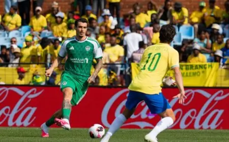 الشوط الأول ينتهي بالتعادل الإيجابي بين الأهلي جدة وصن داونز في كأس إنتركونتيننتال
