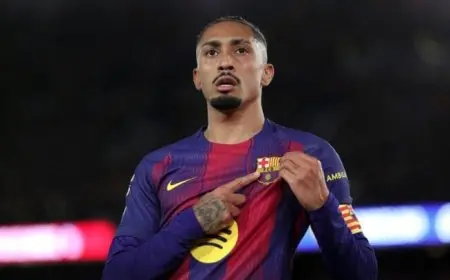 رافينيا يمدد عقده مع برشلونة حتى 2030.. اتفاق مبدئي والتوقيع قريبًا