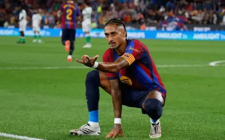 رافينيا يحطم الأرقام القياسية في الدوري الإسباني ويتجاوز إنجازات ميسي