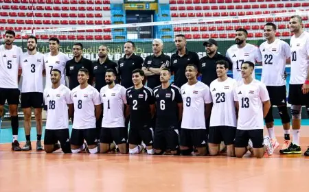 تعرف على توقيت مباراة منتخب رجال الطائرة ضد أفريقيا الوسطى في دور الـ16 من بطولة أمم أفريقيا