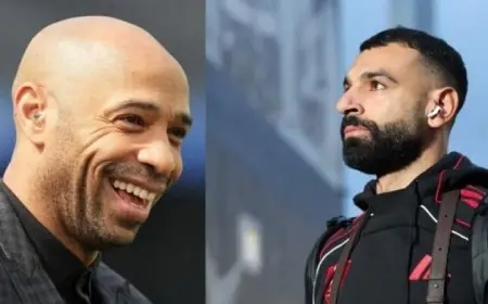 تييري هنري: «يجب أن نمنح الملك المصري محمد صلاح الاحترام بعد هاتريك جالاتا سراي»