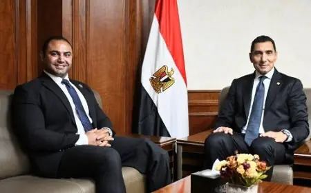 وزير الرياضة يرحب بأحمد عبد اللطيف بطل العالم في الووشو كونغ فو
