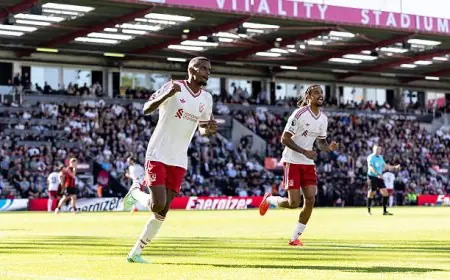 ليفربول يحقق انتصارًا مثيرًا على بورنموث في الدوري الإنجليزي الممتاز