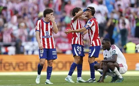 أتلتيكو مدريد يهزم ريال مدريد بثنائية ويتقدم للمركز الثاني في الدوري الإسباني