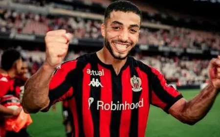 محمد عبد المنعم يساهم في فوز نيس على ليل وتحقيق أول انتصار في الدوري الفرنسي
