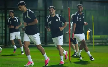 منتخب مصر يكثف تدريباته تحضيرًا للمواجهة المرتقبة ضد أنجولا اليوم