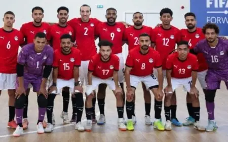منتخب مصر لكرة الصالات يتفوق على الجزائر 6-3 في مباراة ودية استعدادًا لأمم أفريقيا
