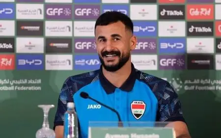 أيمن حسين يعتمد على تشجيع الجمهور العراقي لتحقيق النصر في خليجي 27