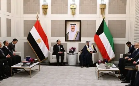 مدبولي يؤكد: أمن الكويت والخليج العربي أساسي للأمن القومي المصري
