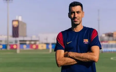 بوسكيتس يبدأ مشواره التدريبي من بوابة لا ماسيا الشهيرة