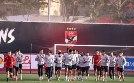 استعدادات الأهلي لعودة الدوري: تدريبات بدنية وفنية مكثفة في المران الأخير