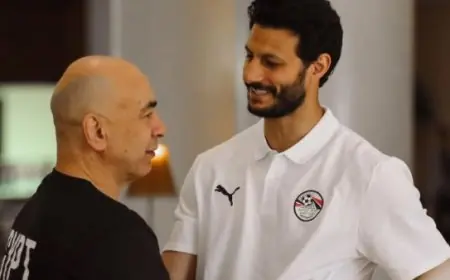 هاني أبو ريدة يدعم محمد الشناوي كنجم بارز في تاريخ الكرة المصرية