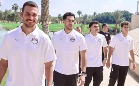 جولة للاعبي منتخب مصر في فندق الإقامة قبل مواجهة أنجولا «صور»