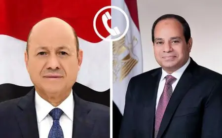 الرئيس السيسي يؤكد أهمية حماية وحدة اليمن وتعزيز مؤسساتها الوطنية